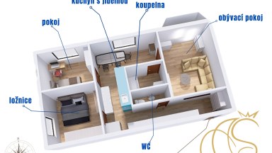 Pronájem 3+1, ul. Okružní, Třebíč