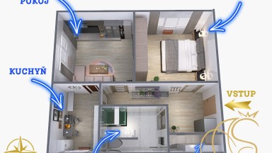 Prodej byt 2+1, Václavské náměstí, Třebíč