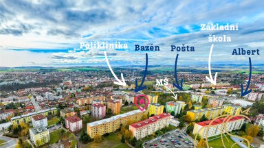 Prodej byt 3+1, ul. Dukovanská, Třebíč