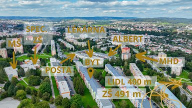 Byt 1+1, ul. Březinova, Jihlava