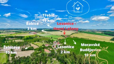 Prodej chalupy 3+1, Lesonice - Horní Lažany